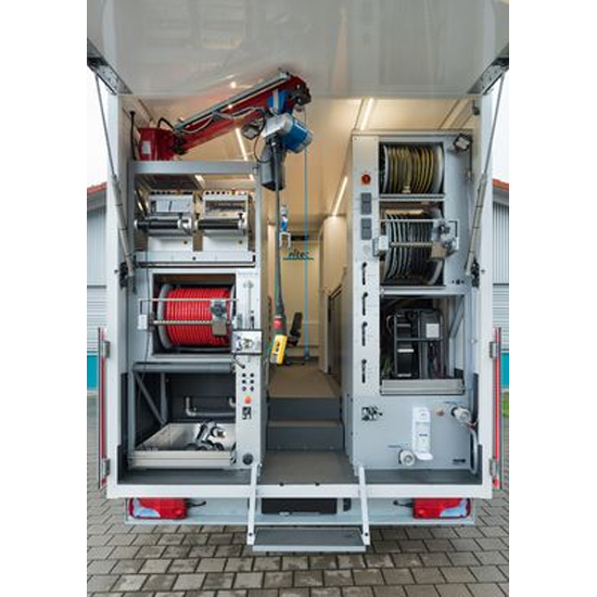 TV Combi­na­tion vehicle 12 t Vehicul de inspectie combinat TV 12 t | Ritec - Unilift Vehicul de inspectie