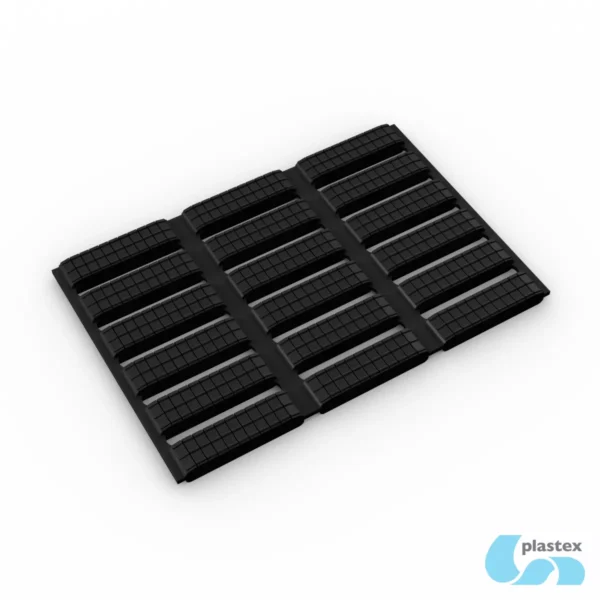 Plastex Floorline Black F3 4f31984afa51cf88a3cdd7359fba69c8 1 Covor la rolă din PVC flexibil, antiderapant pentru zone umede și trafic ușor - Floorline - Plastex - Unilift